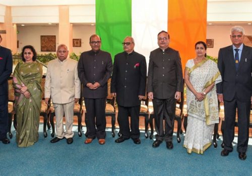 With all members of India's First Lokpal after swearing in ceremony
